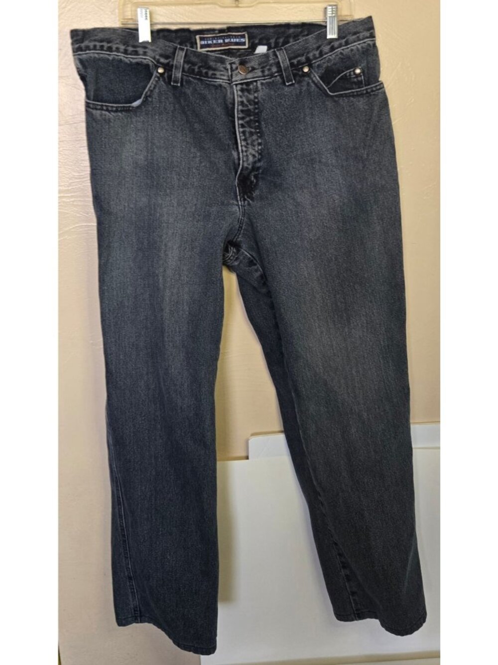 Harley Davidson Biker Blues Dark Stonewashed Heavyweight Denim Jeans 38X32